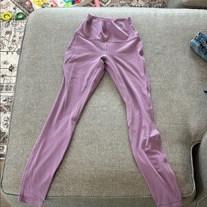 Lululemon purple double lined leggings